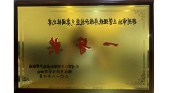 2018年5月20日，在郑州市物业管理协会举办的行业比武活动中，安全的赌博软件礼兵勇夺一等奖。